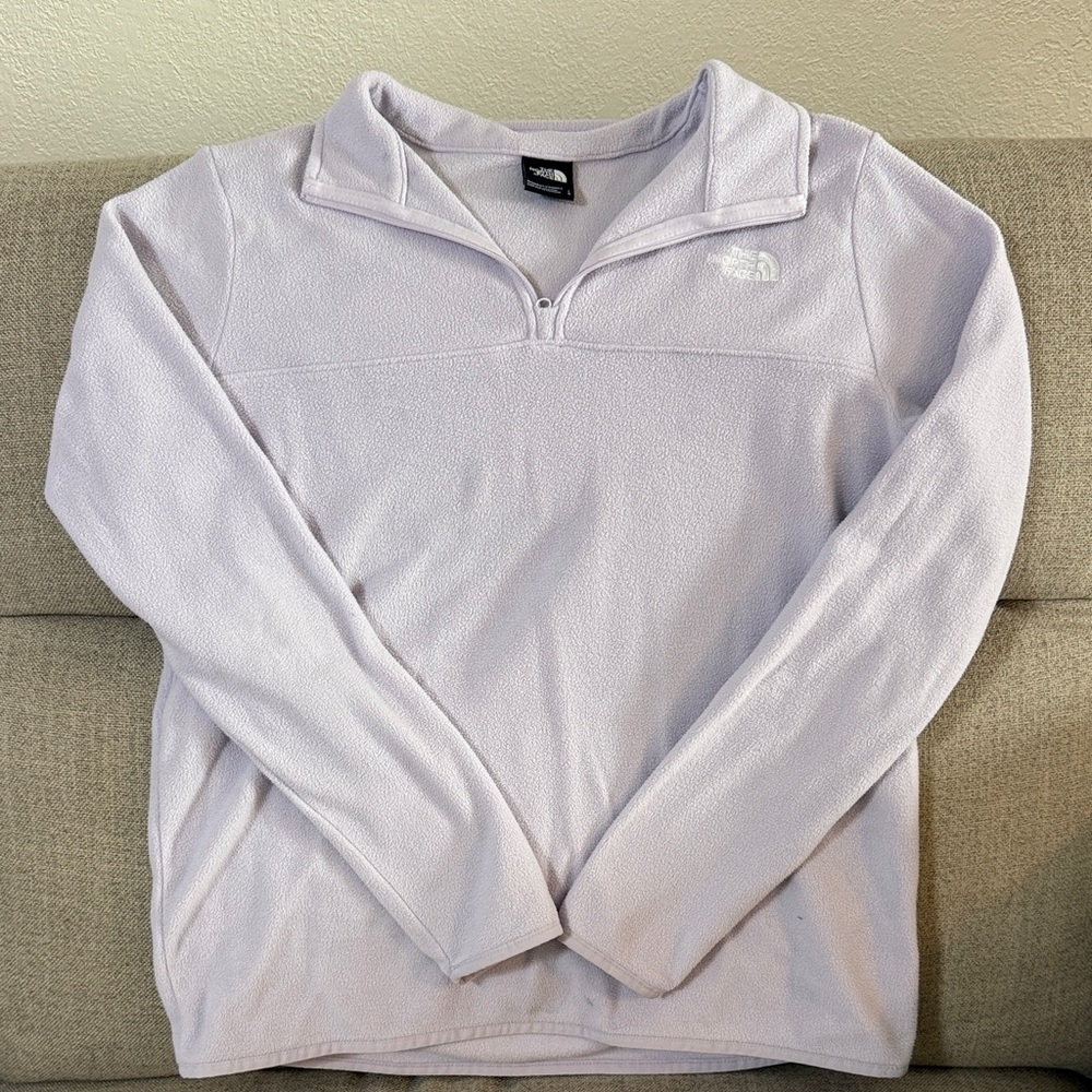 The North Face Women’s purple zip - size large